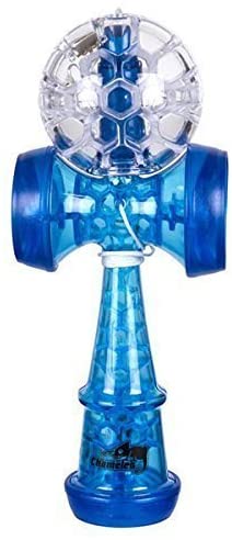 Glow-in-the-Dark Duncan Torch Kendama - Light Up Skill Toy for Beginners & Pros - Perfect for Night Play, Juggling Practice, and Stress Relief