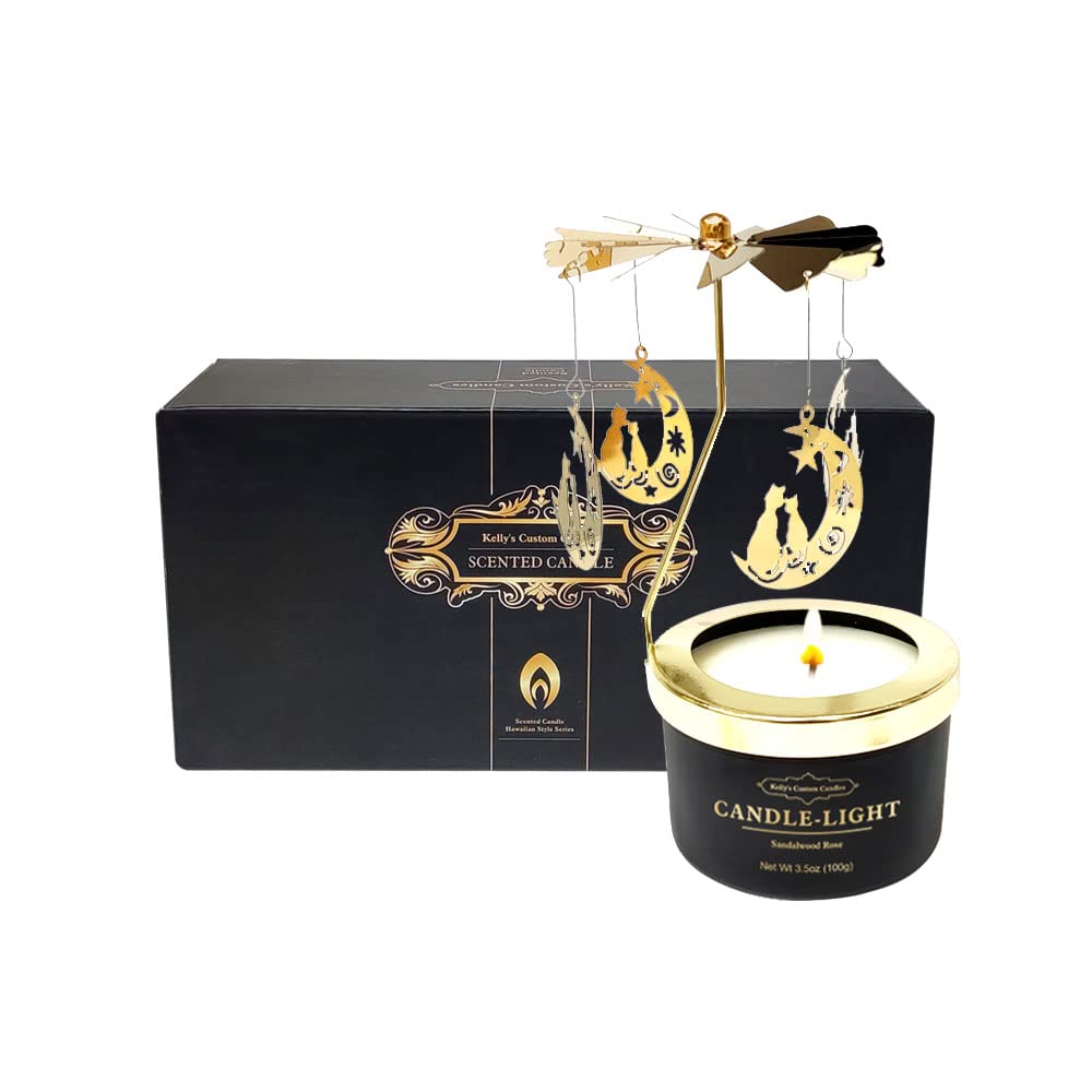 Kelly's Custom Cat Candles - Unique Rotatable Aromatherapy Birthday Gift for Women, Mom, Girlfriend, Sister, Wife & Mother-in-Law | Perfect for Easter, Mother's Day & Relaxation at Home