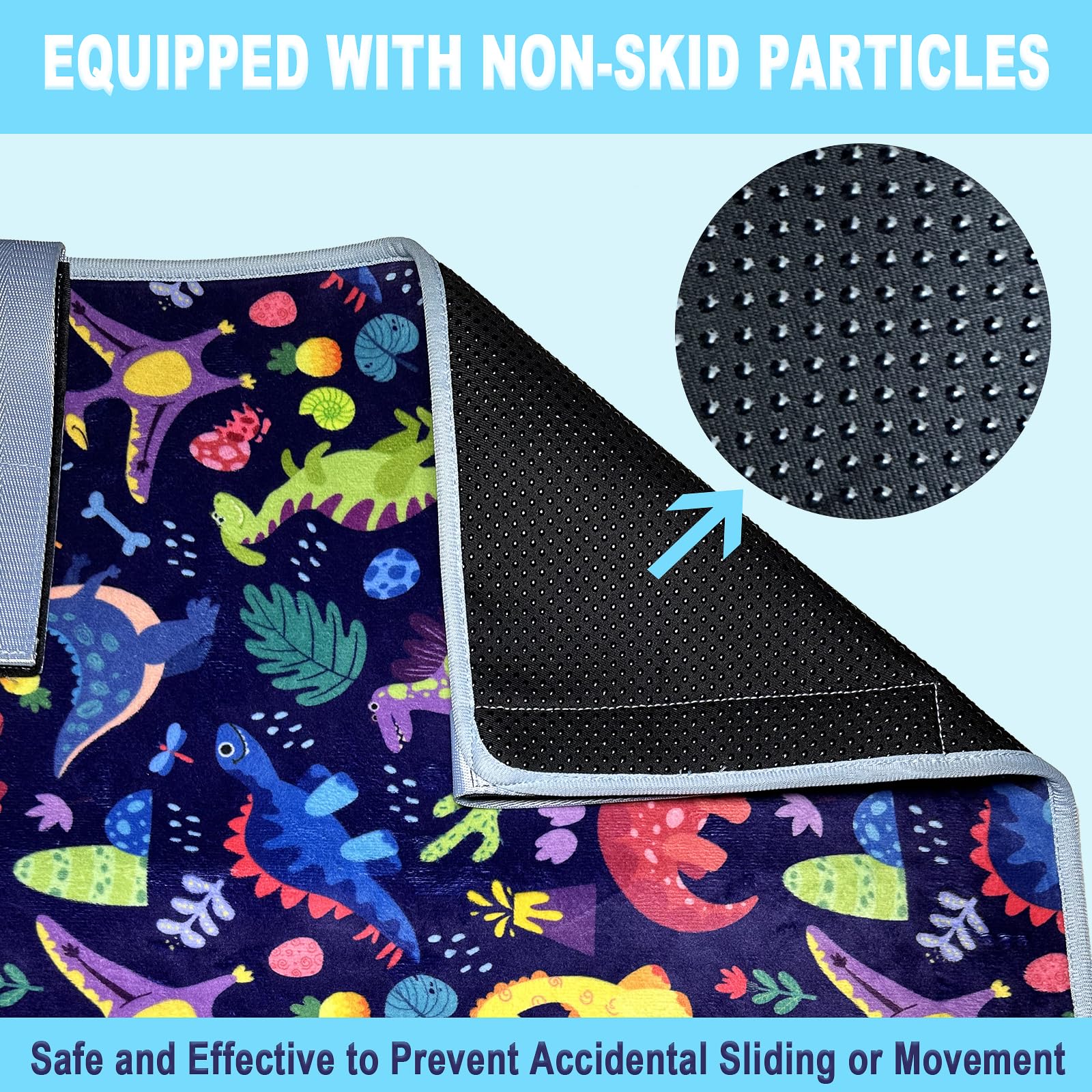 MIUUDBY Toddler Airplane Bed Seat Extender - Portable Foot Rest for Kids with Side Pocket | Comfortable In-Flight Sleep Solution for Babies & Toddlers | Perfect for Long-Haul Flights & Family Travel