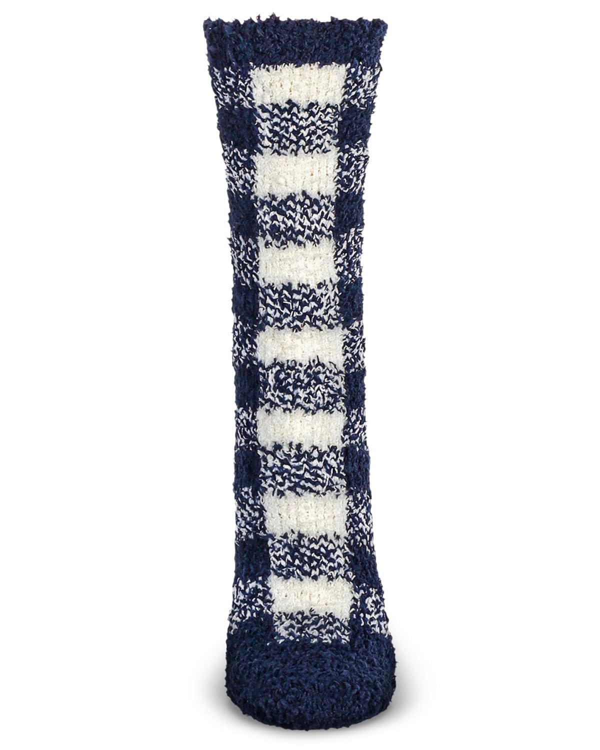 MeMoi Women's Classic Buffalo Plaid Cozy Crew Socks - Warm Winter Knit Socks for Women, Soft & Comfortable, Perfect for Christmas Gifts, Home, Office & Outdoor Activities