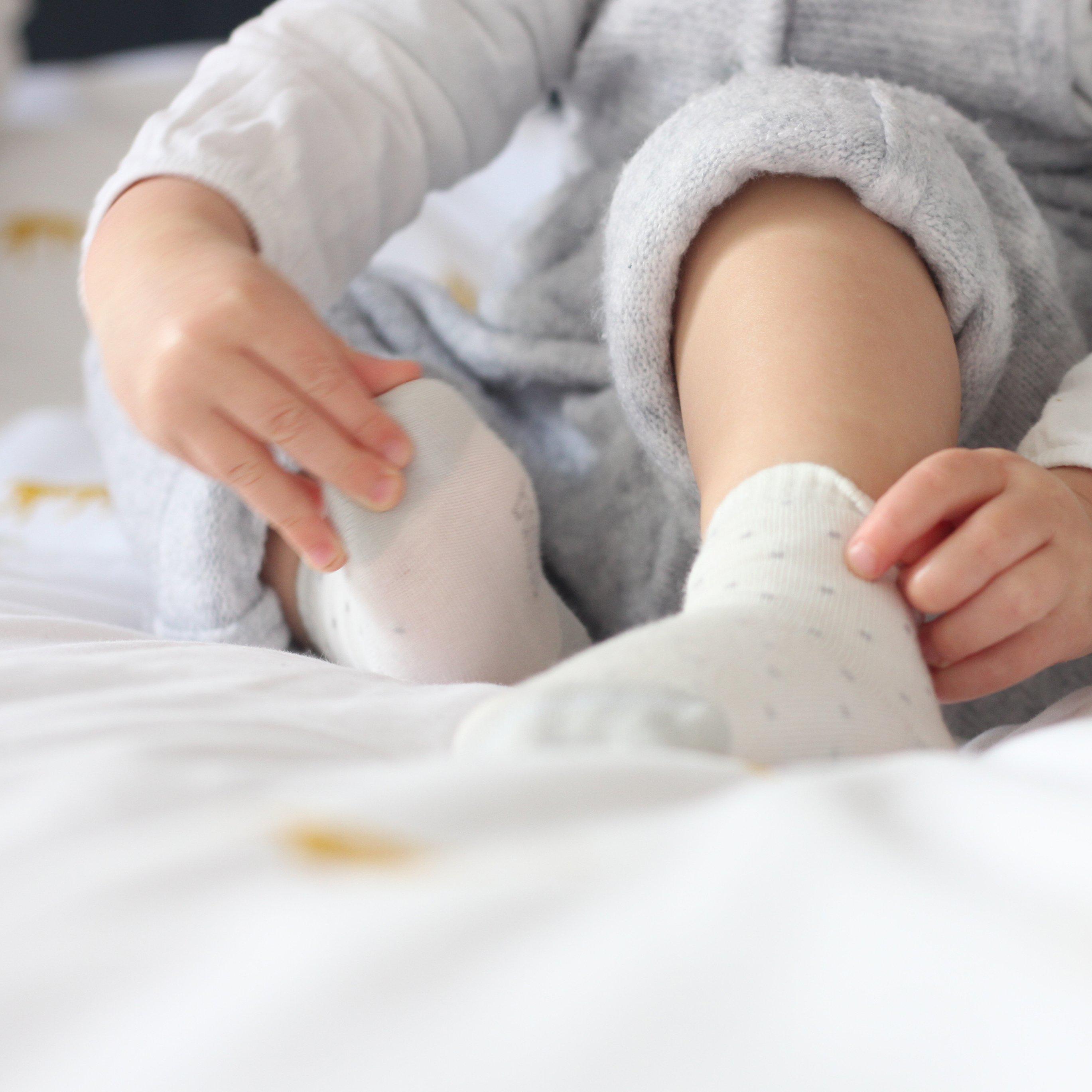 My First Baby Bamboo Socks Set - Soft Organic Cotton Infant Footwear for Newborns & Toddlers - Perfect for Everyday Wear, Photo Shoots & Gift Giving