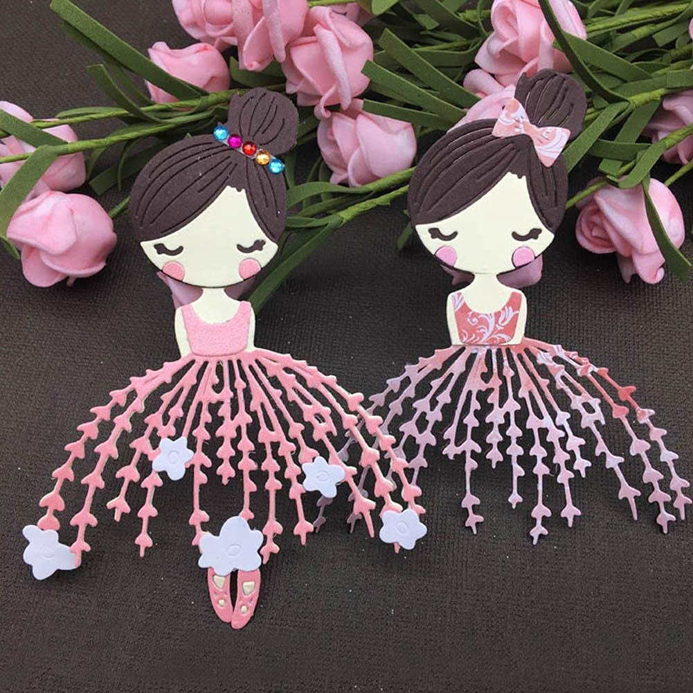 Onsinic Dancing Ballet Girl Metal Die Cut Stencil for Scrapbooking, Card Making, Paper Crafts & Albums – Perfect for DIY Greeting Cards, Journaling, and Memory Books