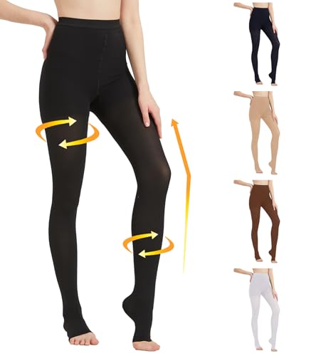20-30mmhg Black Open-toe