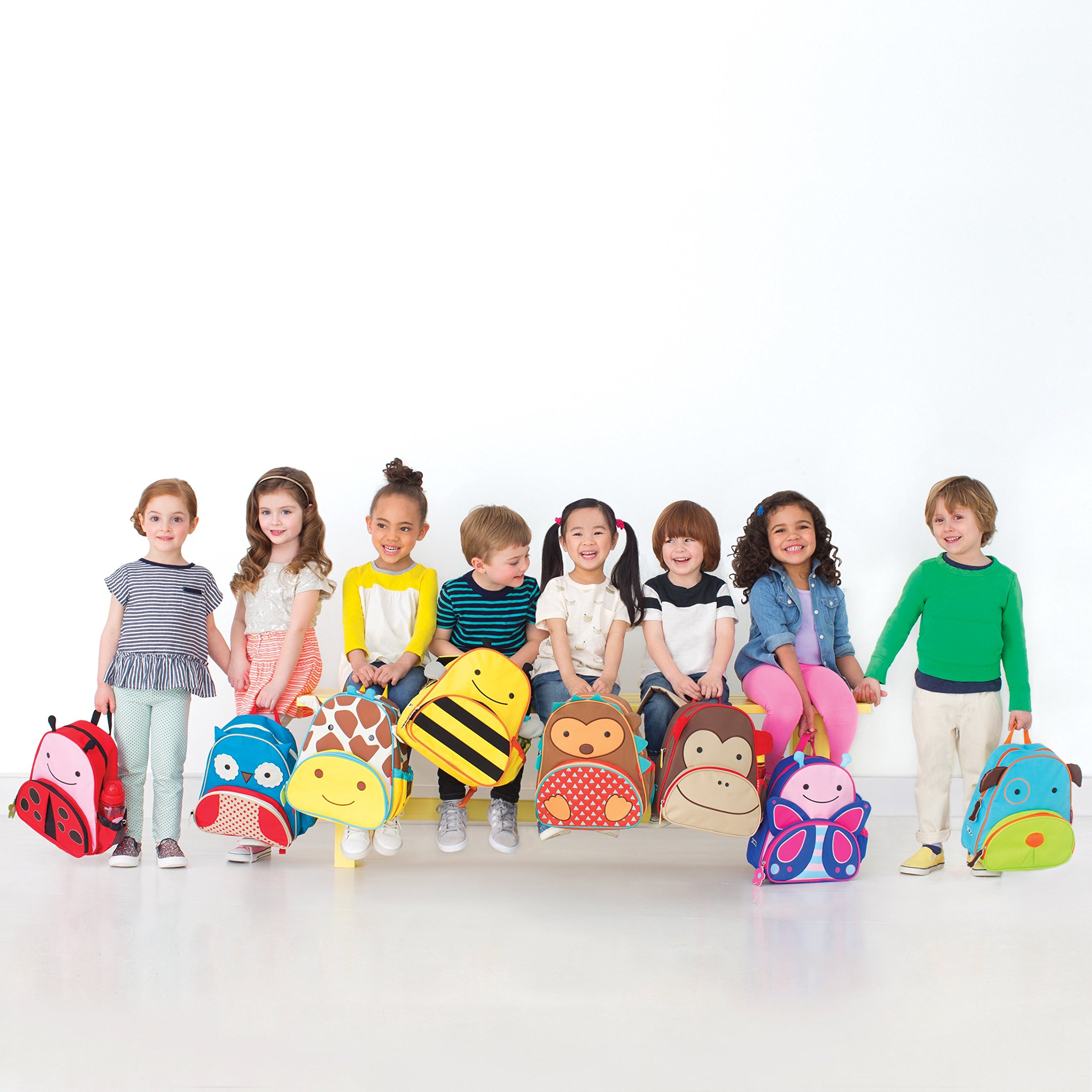 Skip Hop Toddler Backpack - 12 Inch Cute Monkey Design School Bag for Boys & Girls | Perfect for Preschool, Kindergarten, Daycare & Travel Accessories