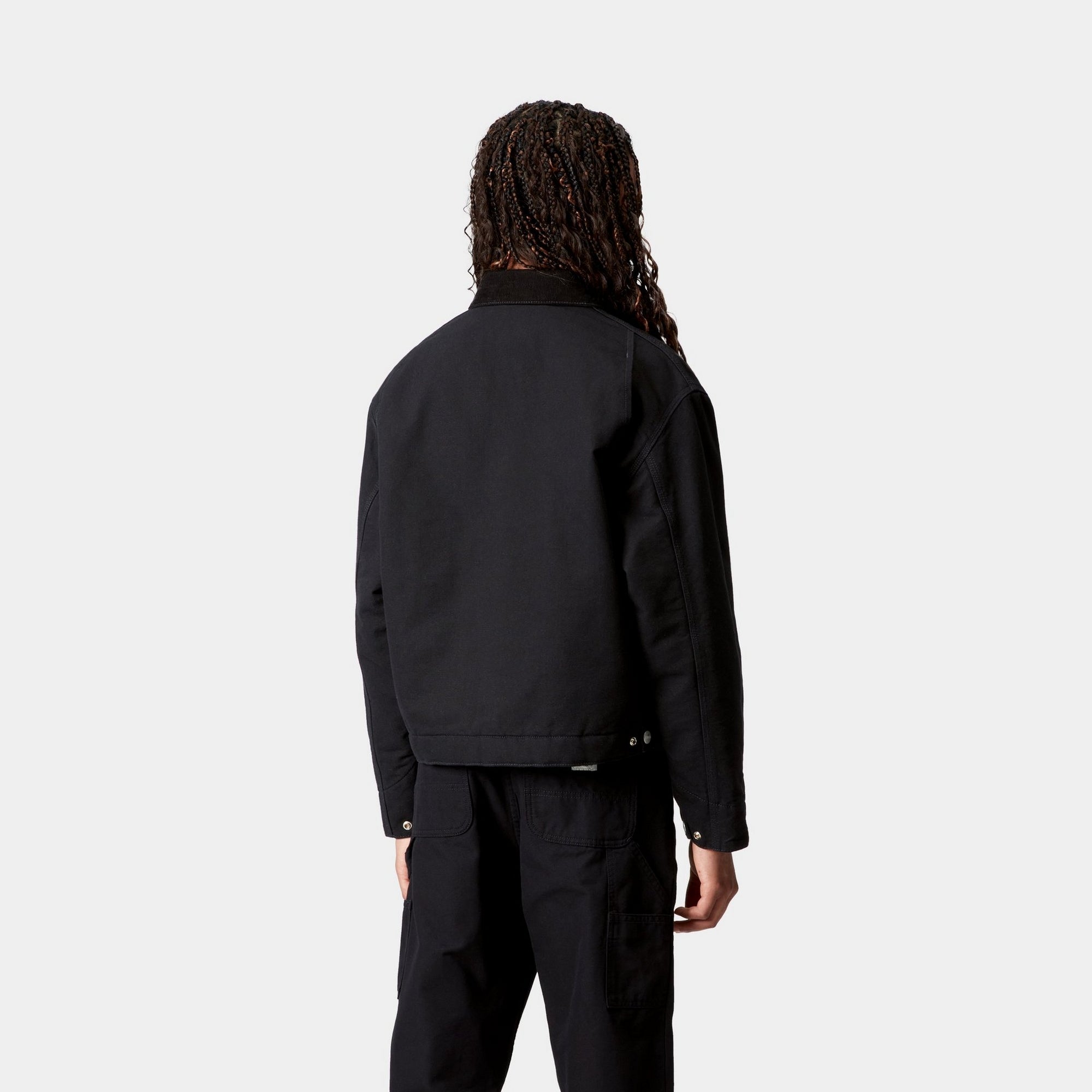 Women's OG Detroit Jacket - Winter Warm Fleece-Lined Jacket for Cold Weather | Black Outerwear for Casual Wear, Street Style & Outdoor Activities