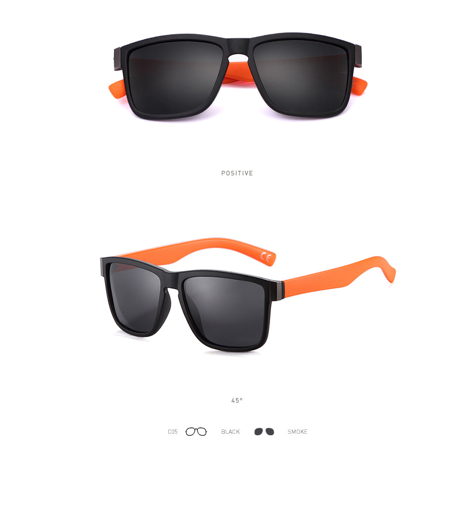 20/20 Men's Classic Polarized Driving Sunglasses - UV Protection, Anti-Glare, Lightweight Frame (Black, Model PL278) - Perfect for Road Trips, Commuting & Outdoor Activities
