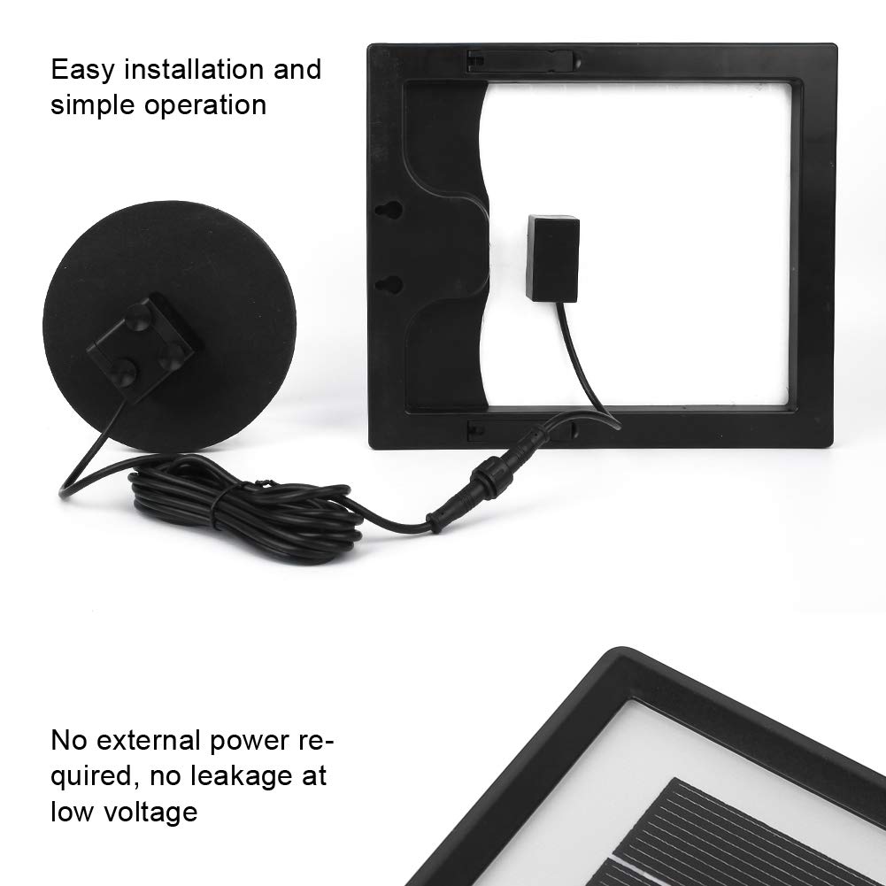 12V 5W Solar Powered Pond Fountain with Water Oxygen Pump - Eco-Friendly Solar Water Pump for Fish Tanks, Garden Ponds & Outdoor Decor