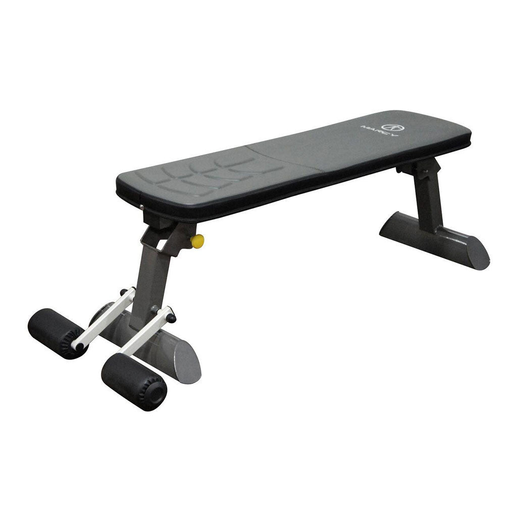 Marcy SB 10500 Flat Weight Bench - Adjustable Workout Bench for Home Gym Strength Training - Perfect for Dumbbell Press, Chest Exercises & Full-Body Workouts