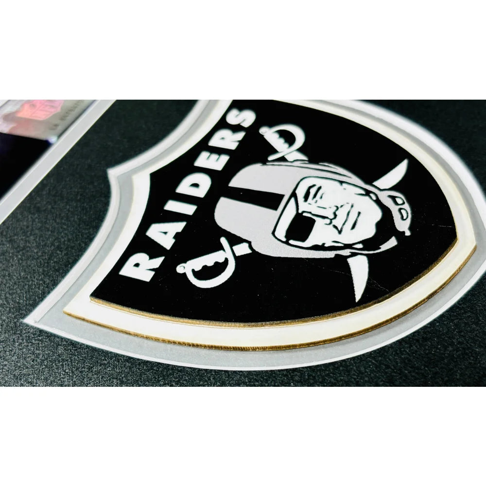 Howie Long Autographed Oakland Raiders 16x20 Framed Photo with COA - Signed Memorabilia for Football Fans & Sports Collectors - Perfect for Man Cave, Sports Bar, or Gift for Raiders Fans