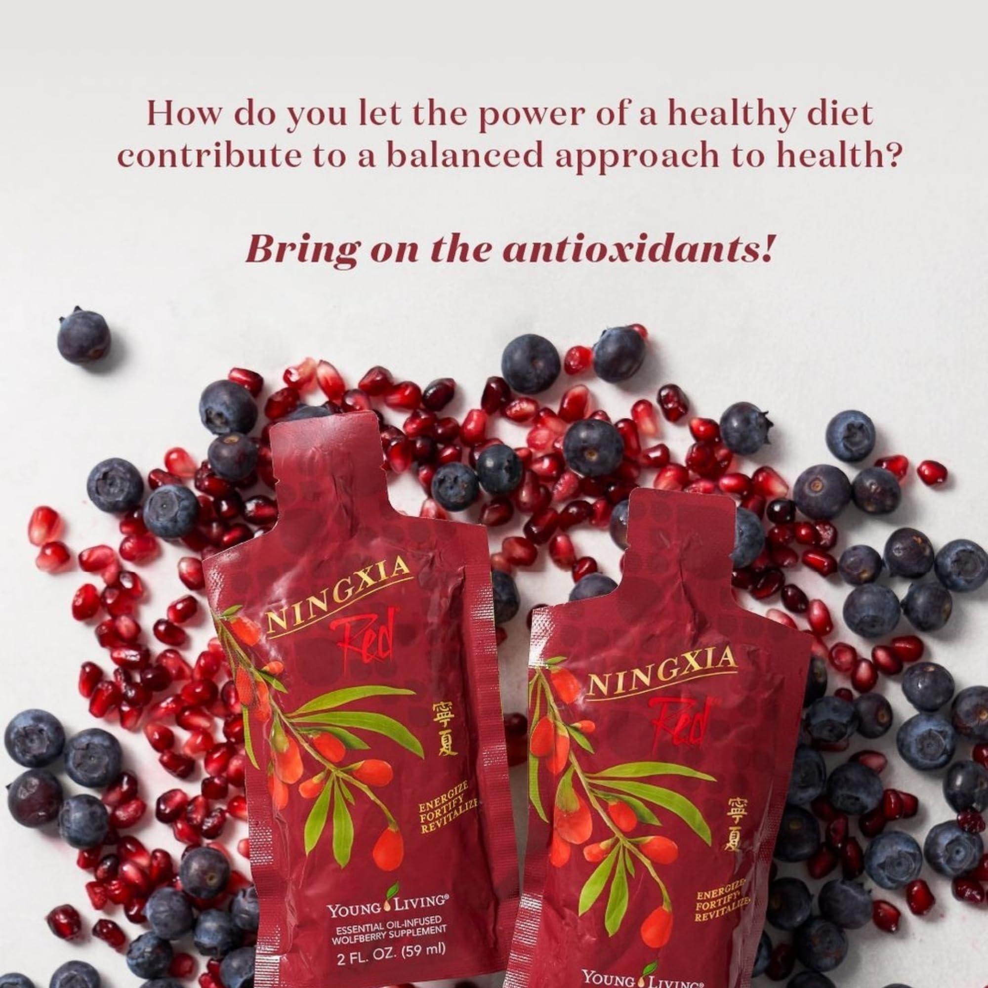 Young Living Ningxia Red Dietary Supplement - Boost Energy, Strengthen Immunity, Revitalize Health - 30 Pack, 2 fl oz Each - Perfect for Daily Wellness & Active Lifestyles