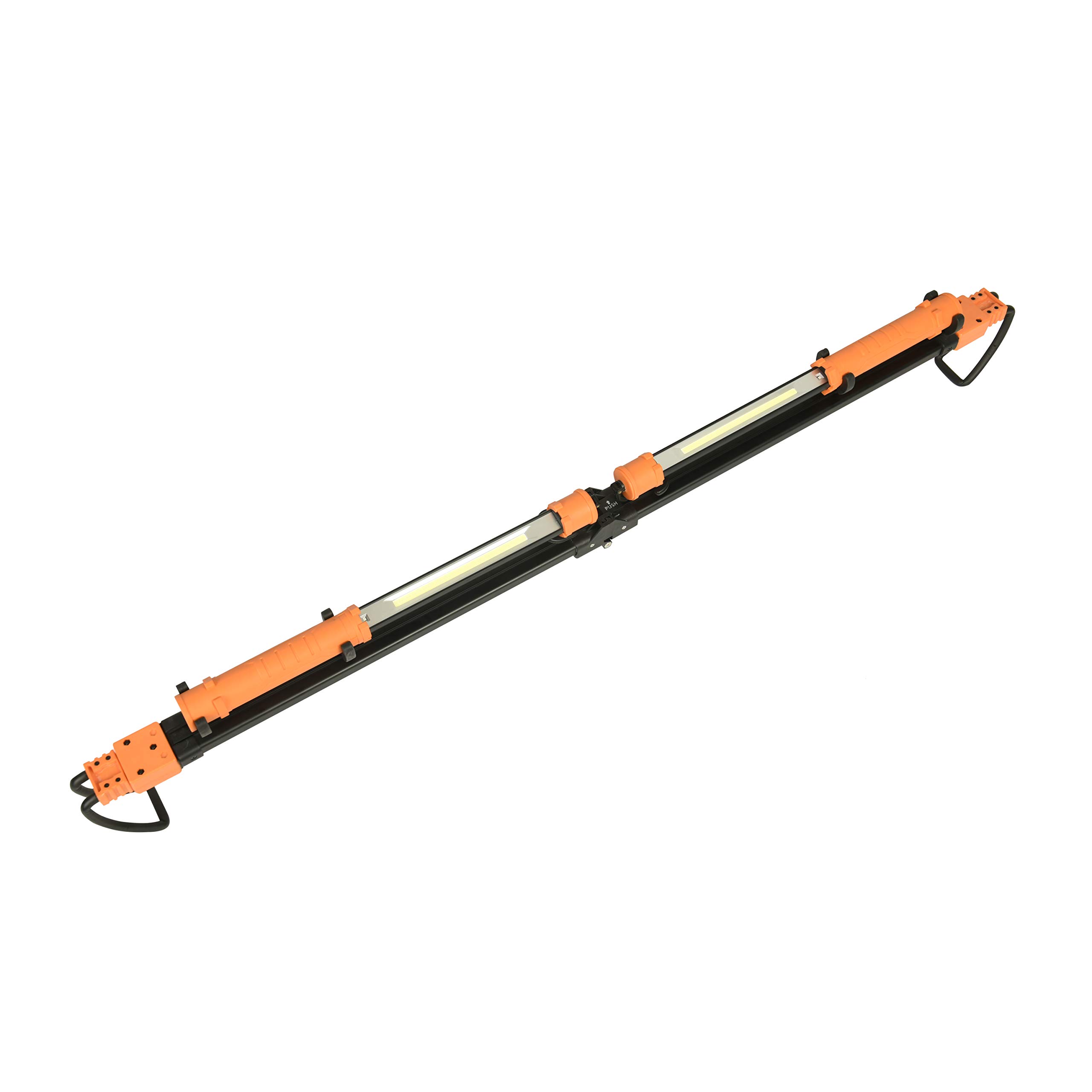 Professional ET006C COB High Lumens LED Underhood Work Light Bar - Rechargeable & Folding with 360° Swivel Hooks for Garage, Auto Repair, Emergency, and Off-Road Vehicle Maintenance
