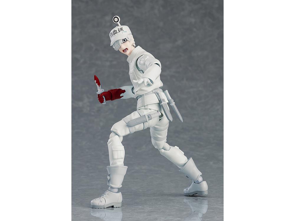 Figma #489 White Blood Cell (Neutrophil) from Cells at Work! Anime Figure - Perfect for Anime Fans, Collectors & Science Enthusiasts | Display, Gift & Cosplay Prop