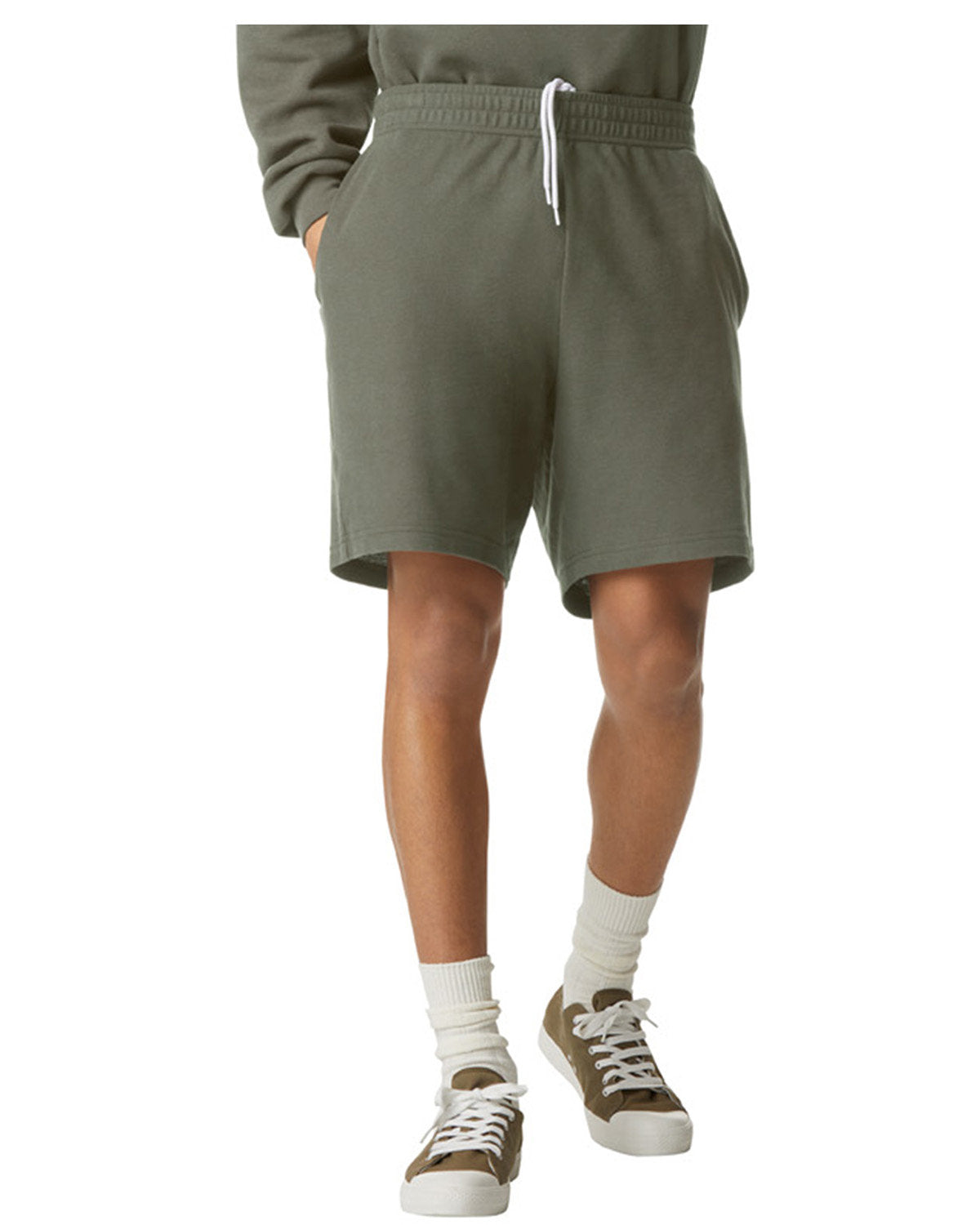 American Apparel 2PQ Unisex Pique Gym Shorts - Breathable Workout Shorts for Men & Women - Perfect for Running, Yoga, Gym & Casual Wear