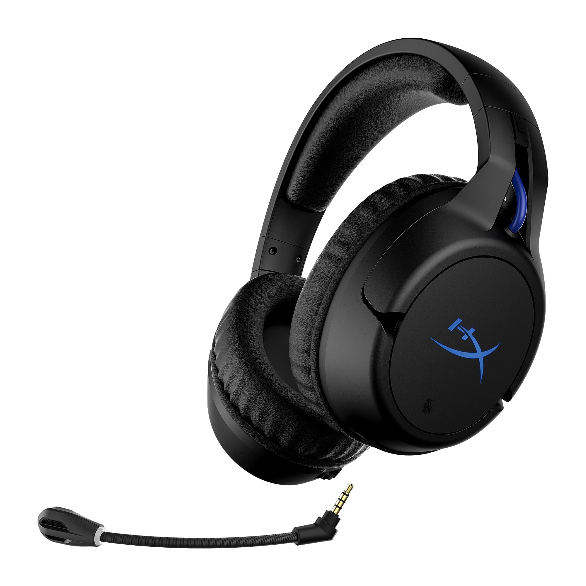 HyperX Cloud Flight Wireless Gaming Headset for PS5, PS4, PC - 30H Battery Life, Memory Foam Ear Cushions, Noise-Cancelling Mic with LED Mute (Renewed) - Perfect for Competitive Gaming & Long Streaming Sessions