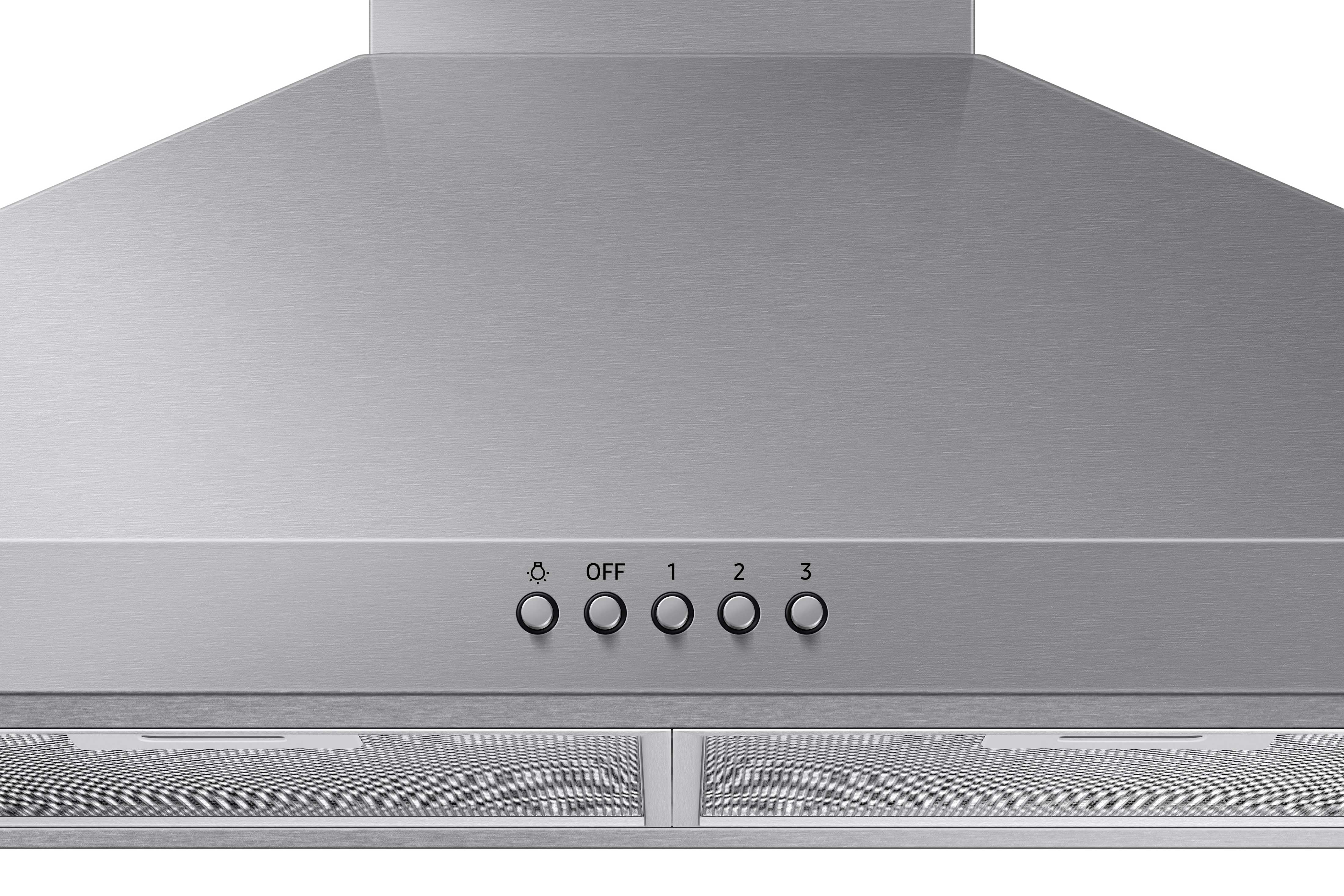 Samsung NK30R5000WS/AA 30-Inch 390 CFM Stainless Steel Wall Mount Range Hood - Perfect for Kitchen Ventilation & Smoke Removal