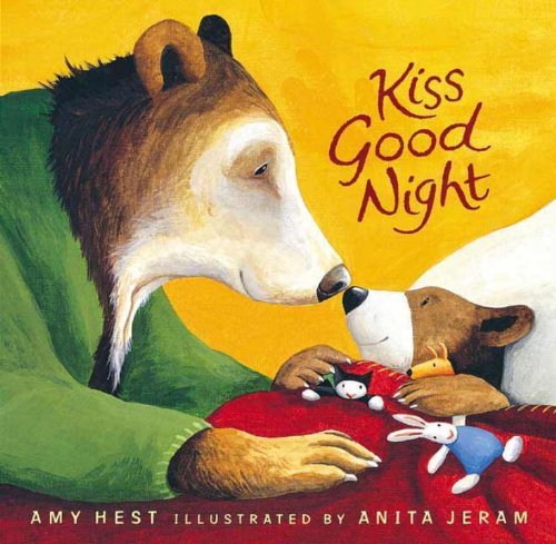 By Amy Hest Kiss Good Night Lap-Size Board Book - Perfect Bedtime Story for Toddlers | Sam Books | Durable Board Book Edition for Kids' Reading Time & Nursery Decor