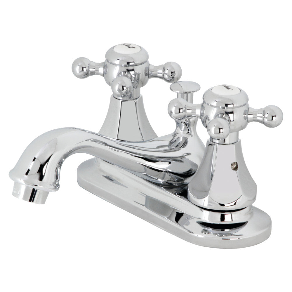 Kingston Brass KB608BX Metropolitan 4-Inch Centerset Bathroom Faucet with Pop-Up Drain - Perfect for Modern Bathroom Vanities & Powder Rooms