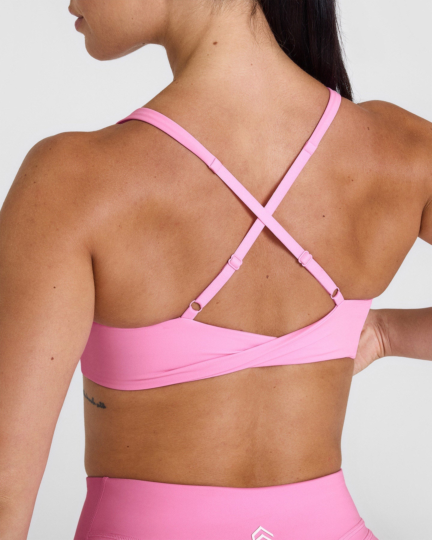 Unified Micro Bralette - Seamless Wireless Comfort Bra in Power Pink | Yoga, Workout & Everyday Wear