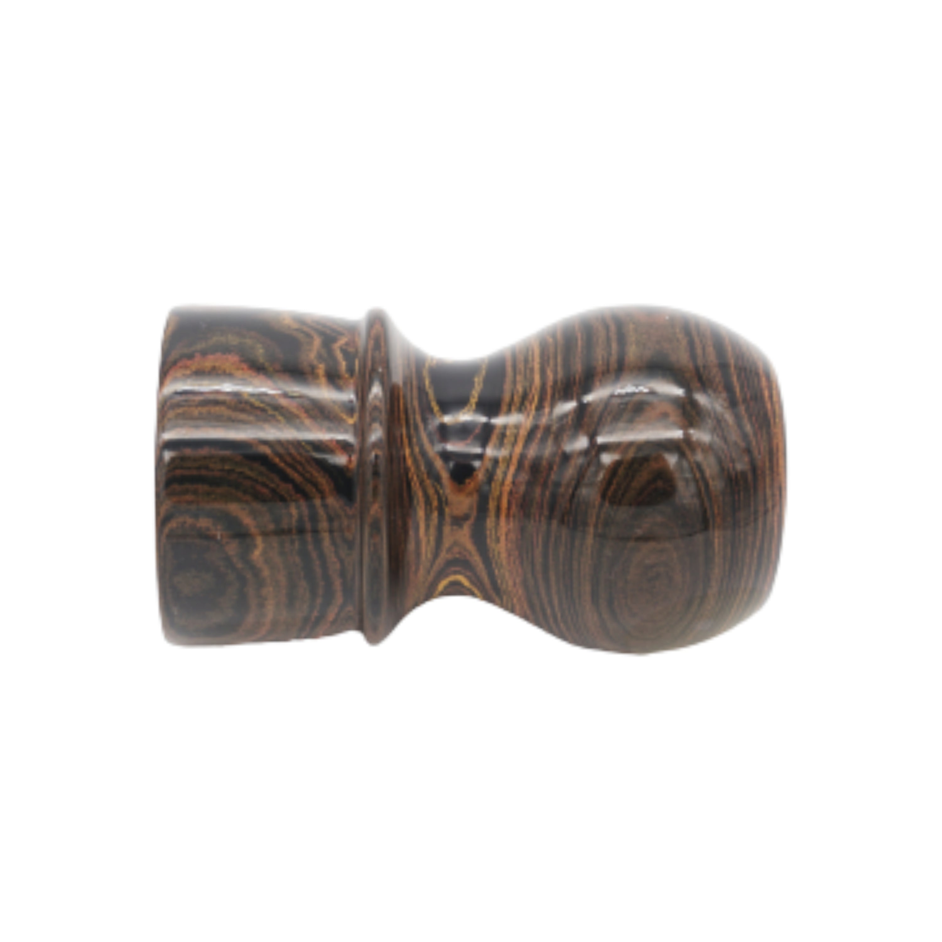 Premium Honey Ebonite Handmade Shaving Brush Handle - Fits 24mm & 26mm Knots - Perfect for Wet Shaving & Traditional Grooming Rituals