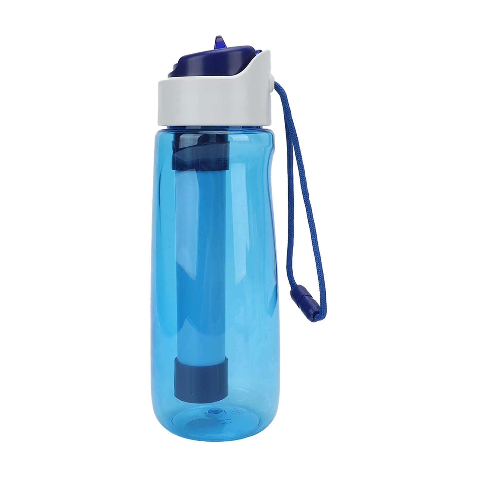 SOONALL 750ML Water Bottle with Filter - Portable Purified Water Bottle with Multi Layer Filtration, BPA Free, Removable & Washable - Ideal for Cycling, Camping, Hiking, Travel and Outdoor Activities