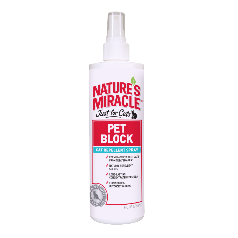 Nature's Miracle No-Scratch Cat Training Spray - Stop Scratching & Biting - Safe Pet Behavior Training Aid - Perfect for Furniture Protection & Kitten Training