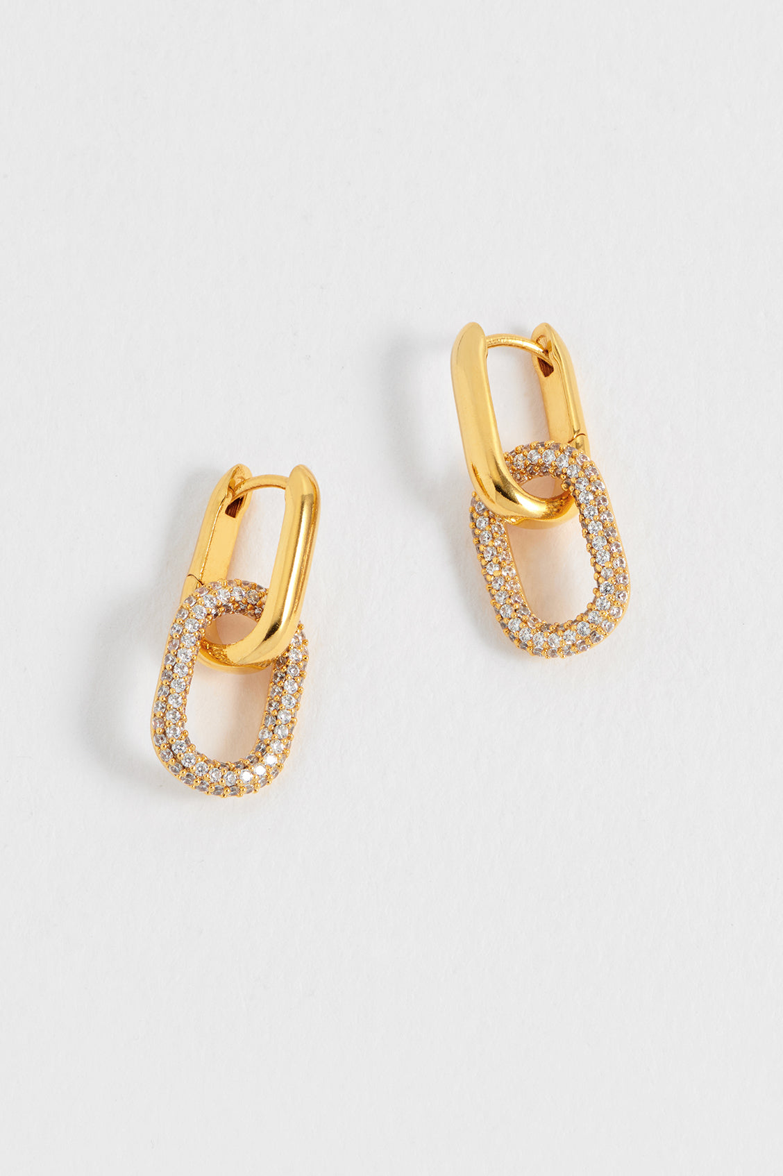 Mixed Link Hoops - Trendy Gold & Silver Chain Hoop Earrings for Women | Perfect for Casual, Office & Party Wear