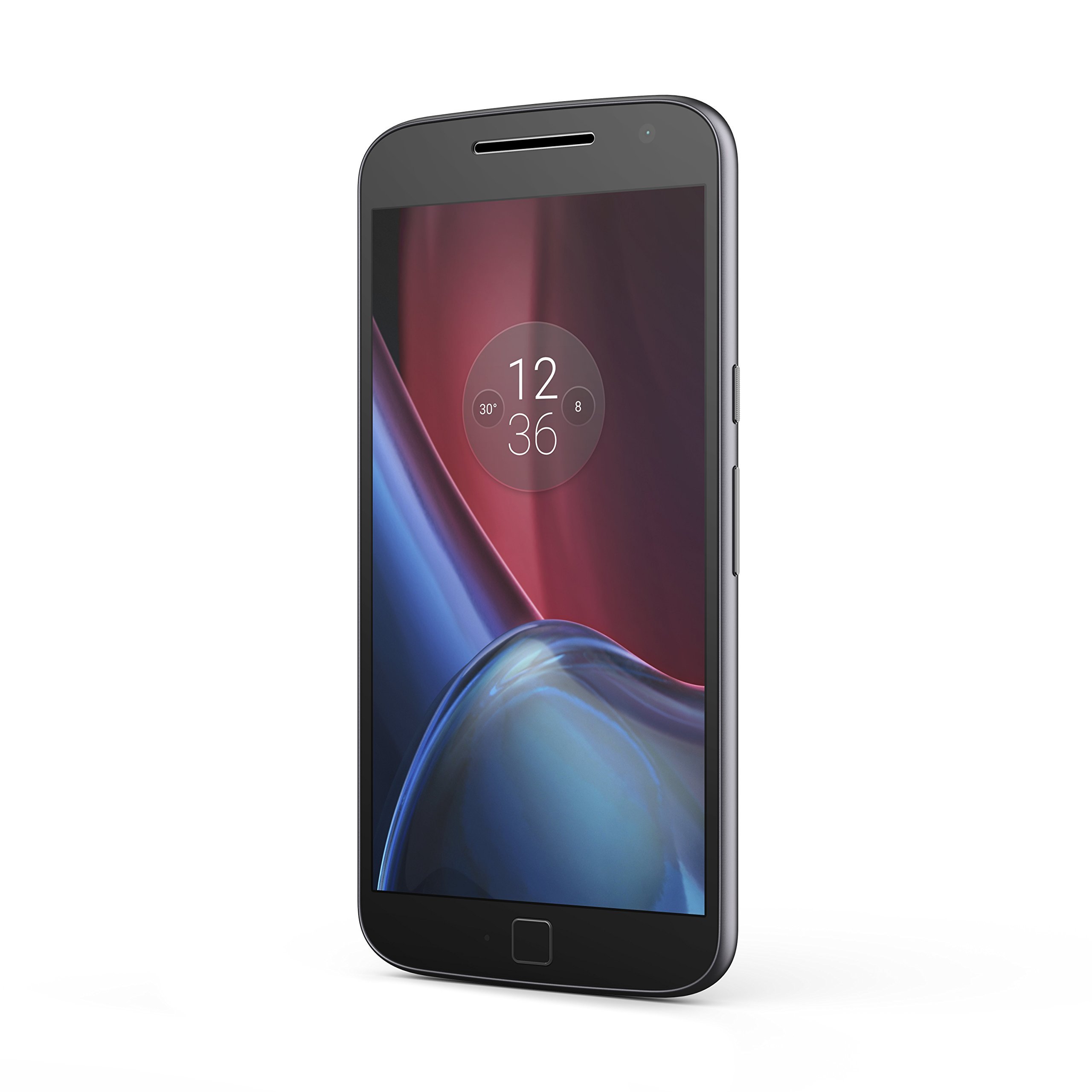 Motorola Moto G4 Plus XT1641 Unlocked GSM 4G LTE Smartphone with 16MP Camera - Black (Renewed) | Perfect for Travel, Business & Everyday Use