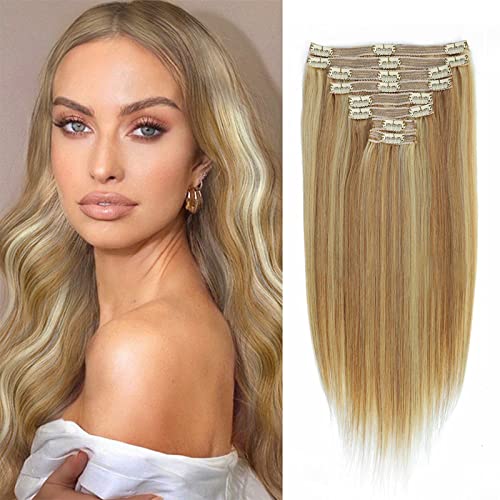 Dark Blonde Highlighted Bleach Blonde #P18/613