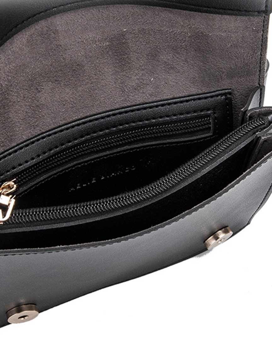 Melie Bianco Stylish Waist Bags For Women - Gabby Belt Design - Luxury Vegan Leather Crossbody Bag (Black) | Perfect for Travel, Gym & Everyday Use