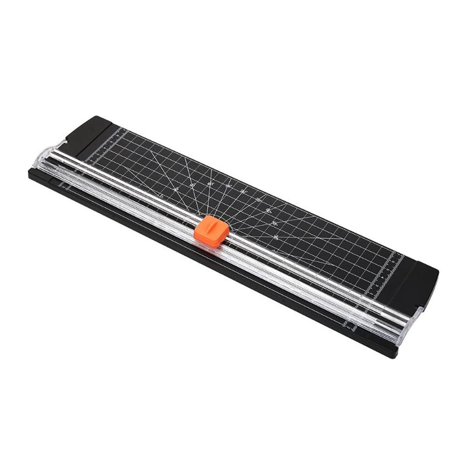JKXWX Heavy Duty Paper Cutter - Professional Paper Cutting Machine with Sharp Blades for Office, Scrapbooking, DIY Projects - Perfect for Photo Paper, Cardstock & Composite Materials (Black) - Ideal for Crafting, School Projects & Office Use