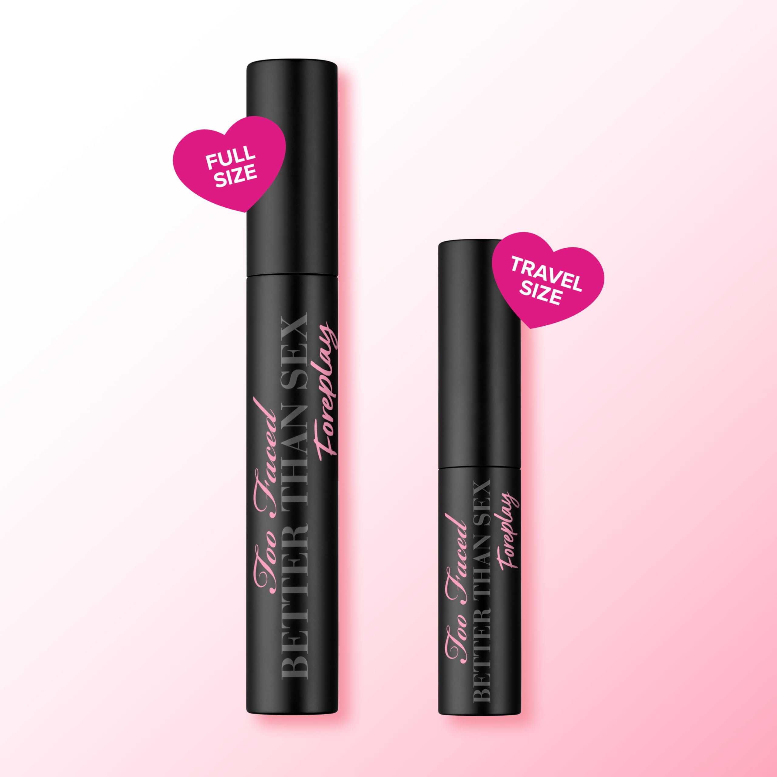 Too Faced Better Than Sex Foreplay Mascara Primer - Volumizing & Lengthening Lash Primer for Long-Lasting Makeup | Perfect for Day to Night Wear, Special Occasions & Bold Eye Looks