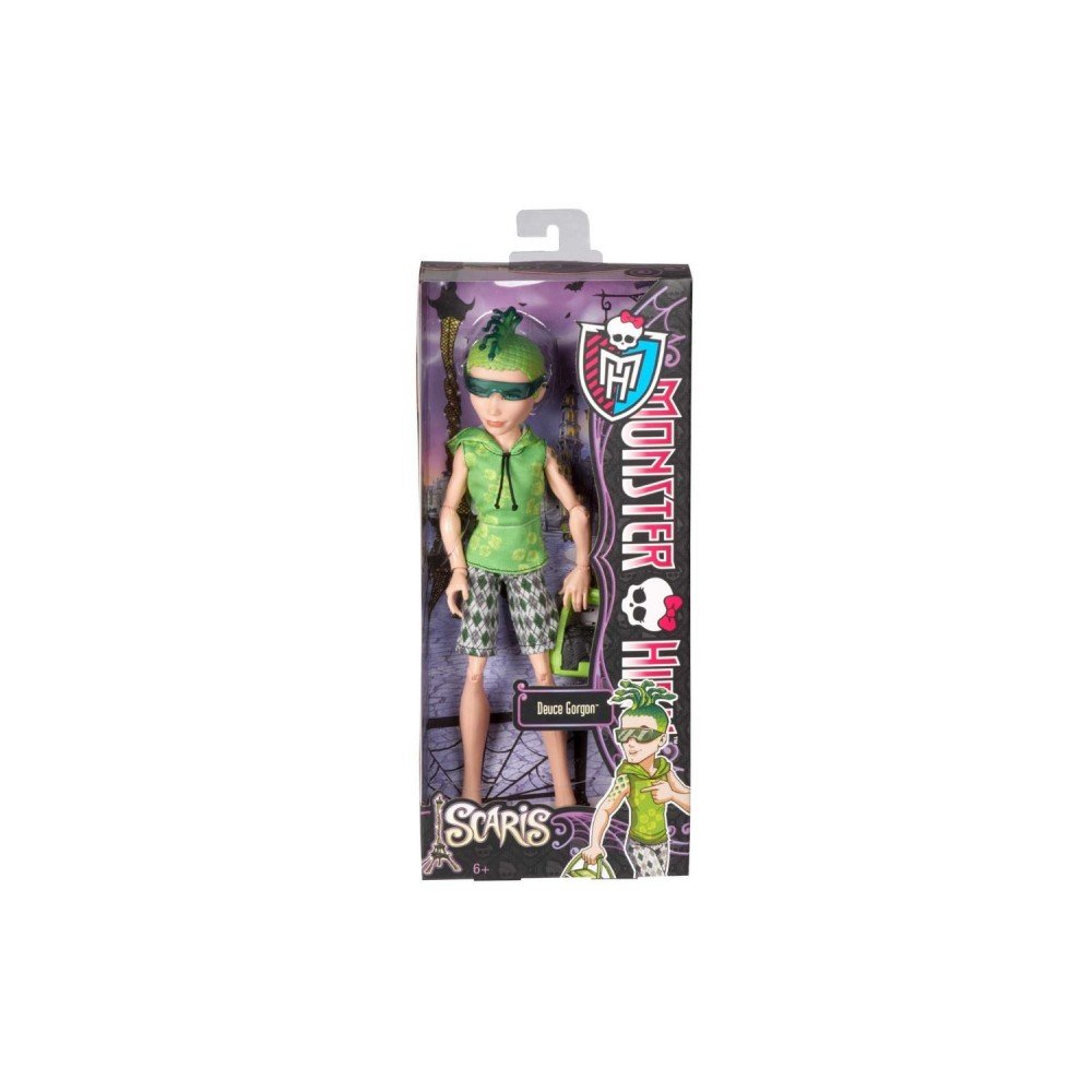 Monster High Basic Travel Deuce Gordon Doll - Collectible Fashion Doll for Kids & Fans - Perfect for Play, Display & Travel