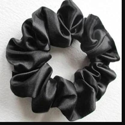PANCIKAA Women's Satin Hair Scrunchies - 12 Pack Elastic Ponytail Holders with Bow Design, Soft Hair Bands for Girls & Women (Random Colors) - Perfect for School, Work, Parties & Everyday Styling