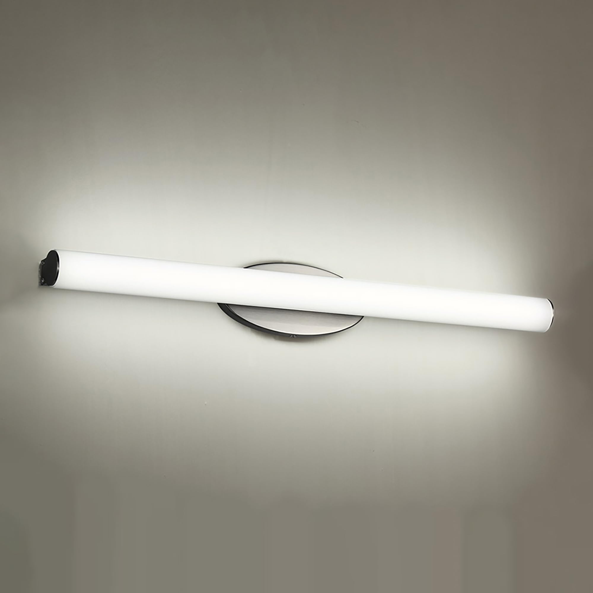 Modern Forms Mini Loft 24-inch LED Bathroom Vanity Light - Brushed Nickel Finish, 3000K Warm White - Perfect for Bathroom, Powder Room & Dressing Area Lighting