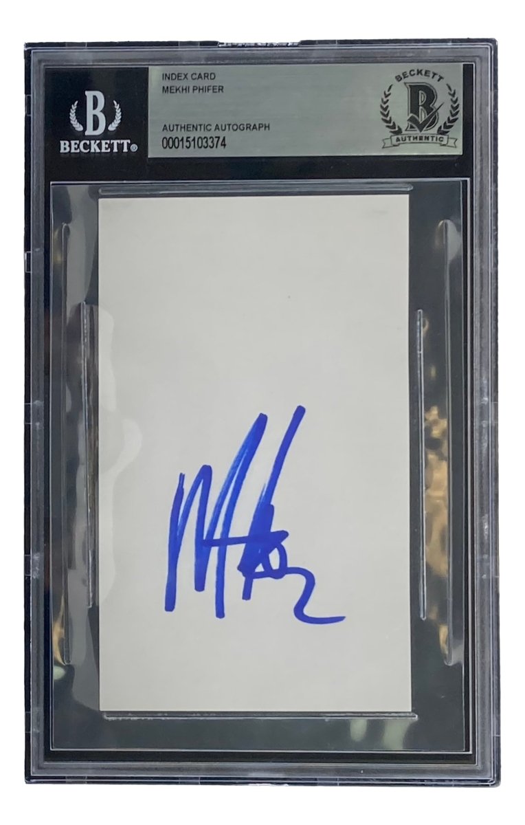 Mekhi Phifer Autographed 3x5 Index Card - PSA/DNA Certified - Collectible Memorabilia for Fans & Movie Enthusiasts - Perfect for Display, Gifts, and Collections