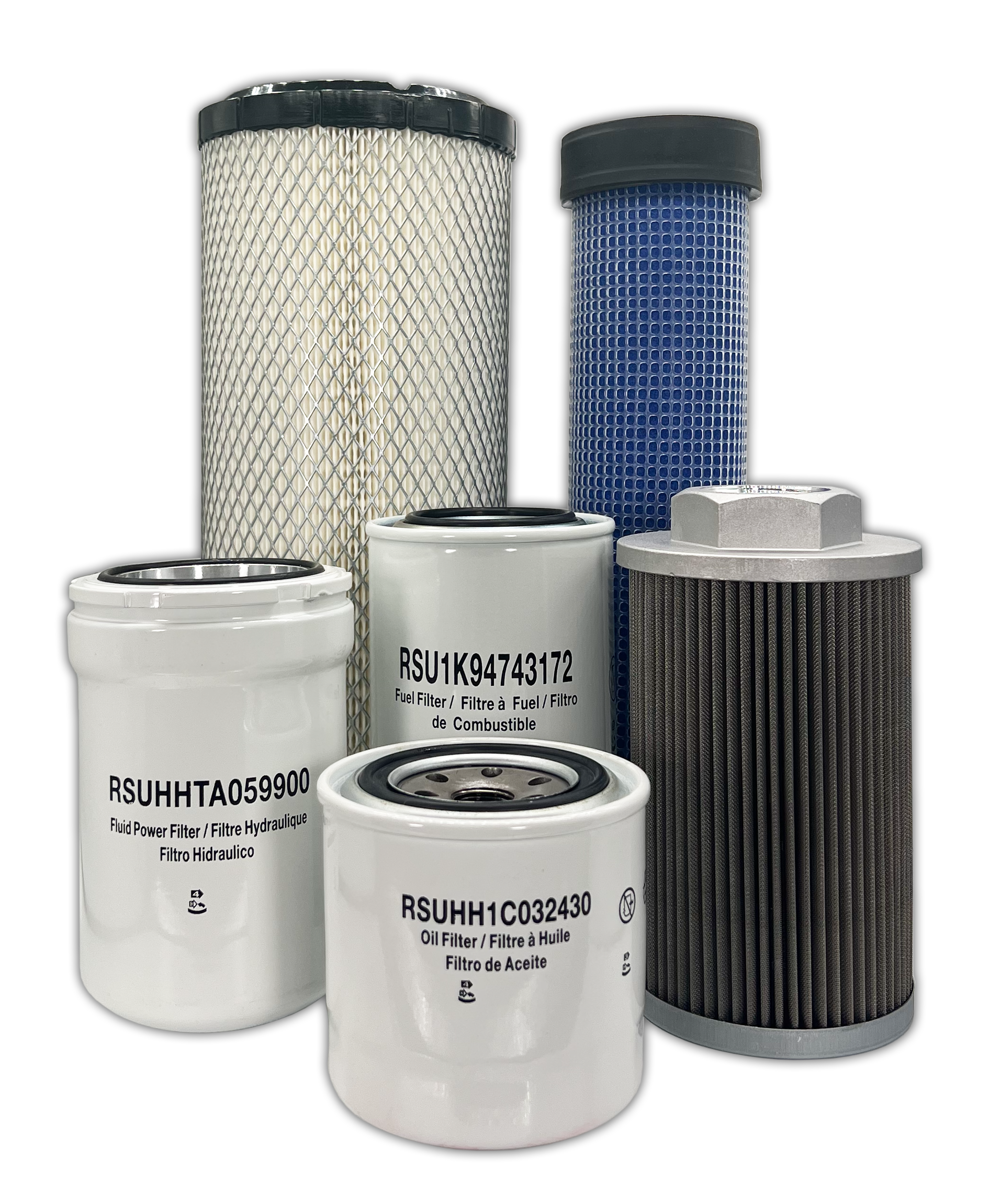 HERO® Maintenance Filter Kit for Kubota RTV900W Utility Vehicle - Air Oil Fuel Filters Replacement - Perfect for Off-Road Farm & Construction Work