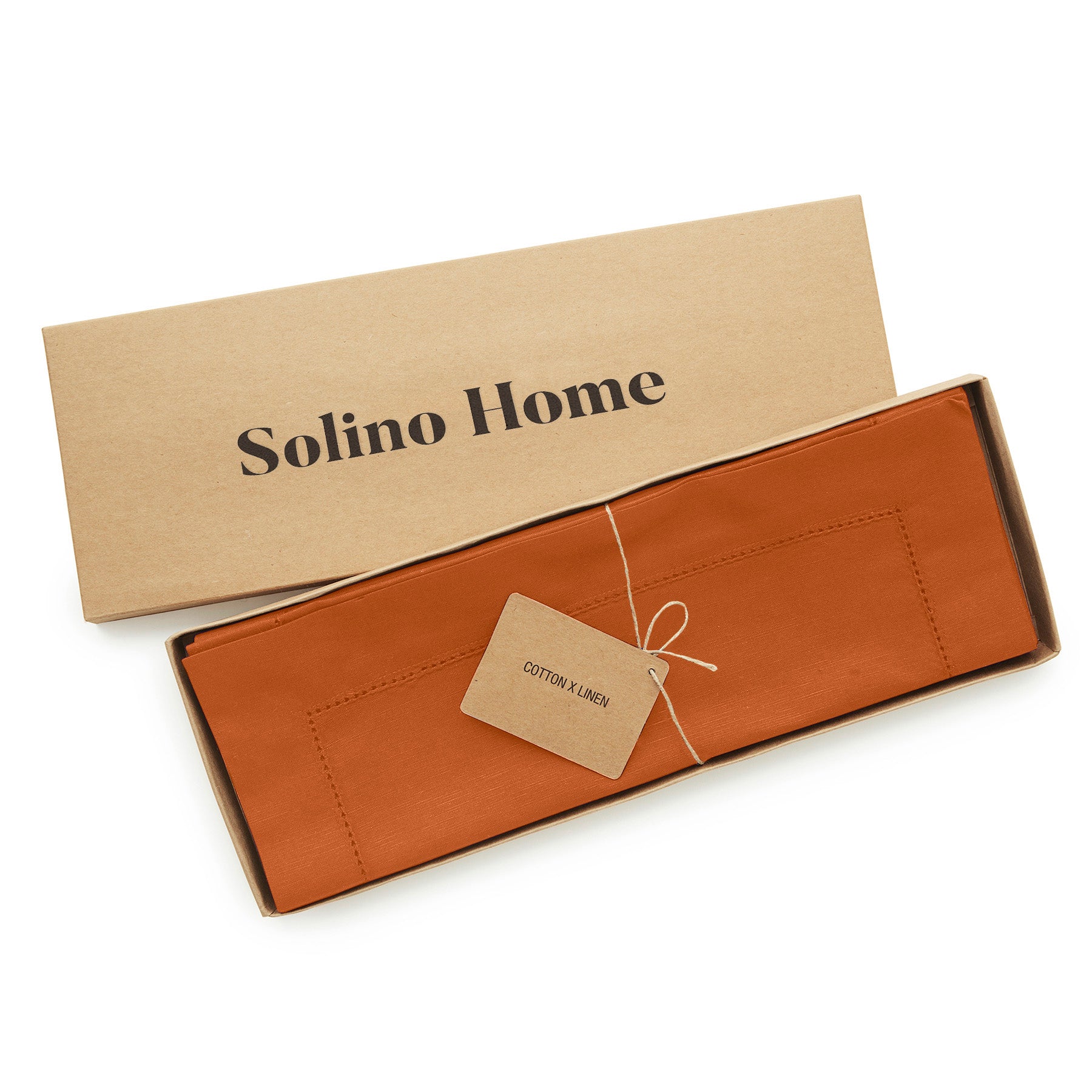 Premium Cotton Linen Hemstitch Placemats Set of 4 - Elegant Table Decor for Dining Room, Kitchen, and Party Settings