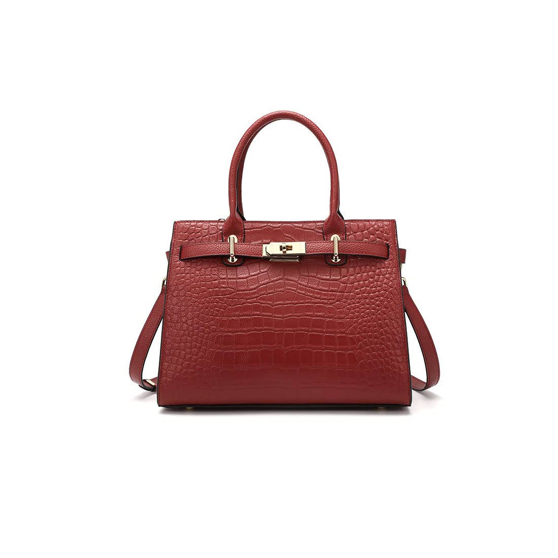 Vintage Oil Wax Cowhide Shoulder Bag for Women - Zipper Closure Crossbody Purse & Retro Clutch Tote Handbag | Perfect for Work, Travel & Daily Use
