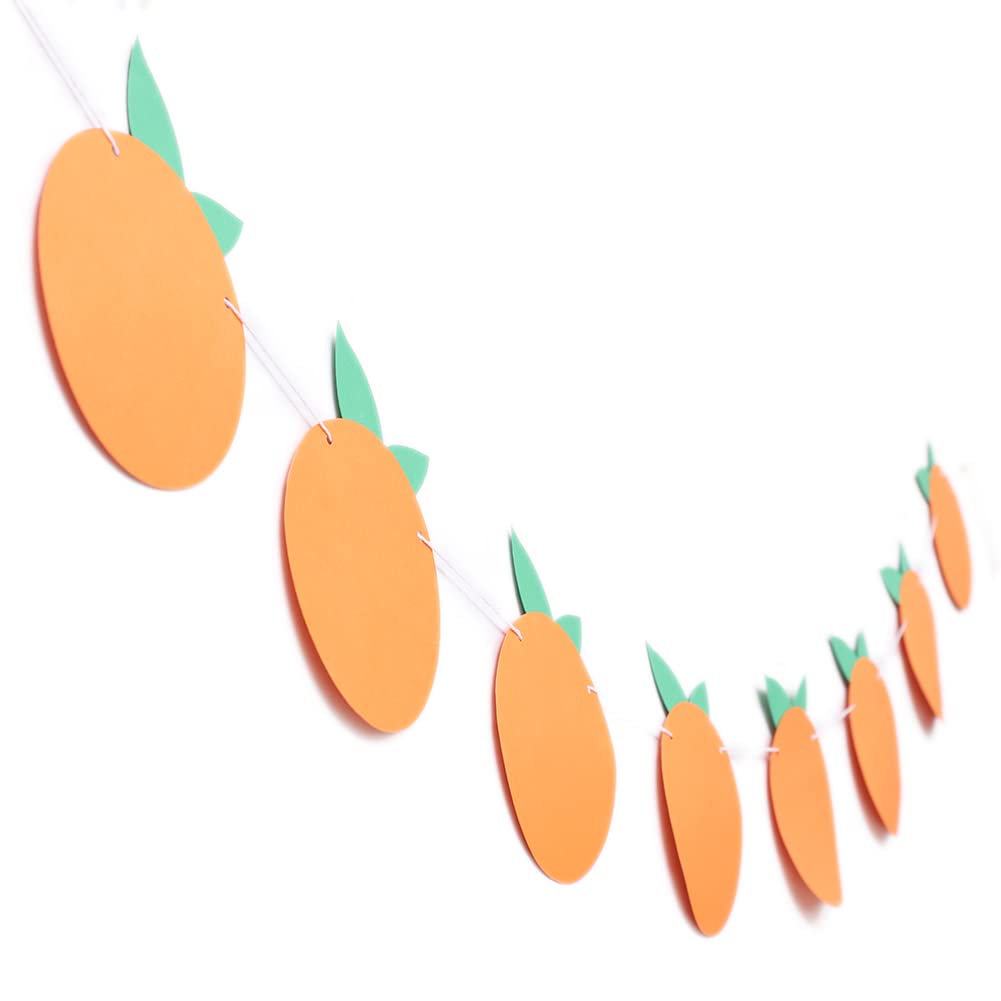 Little Cutie Baby Shower Banner Decorations - Orange Theme Welcome Garland for Newborn Celebrations, Gender Reveal & Birthday Parties - Perfect for Nursery Decor, Photo Backdrops & Special Occasions