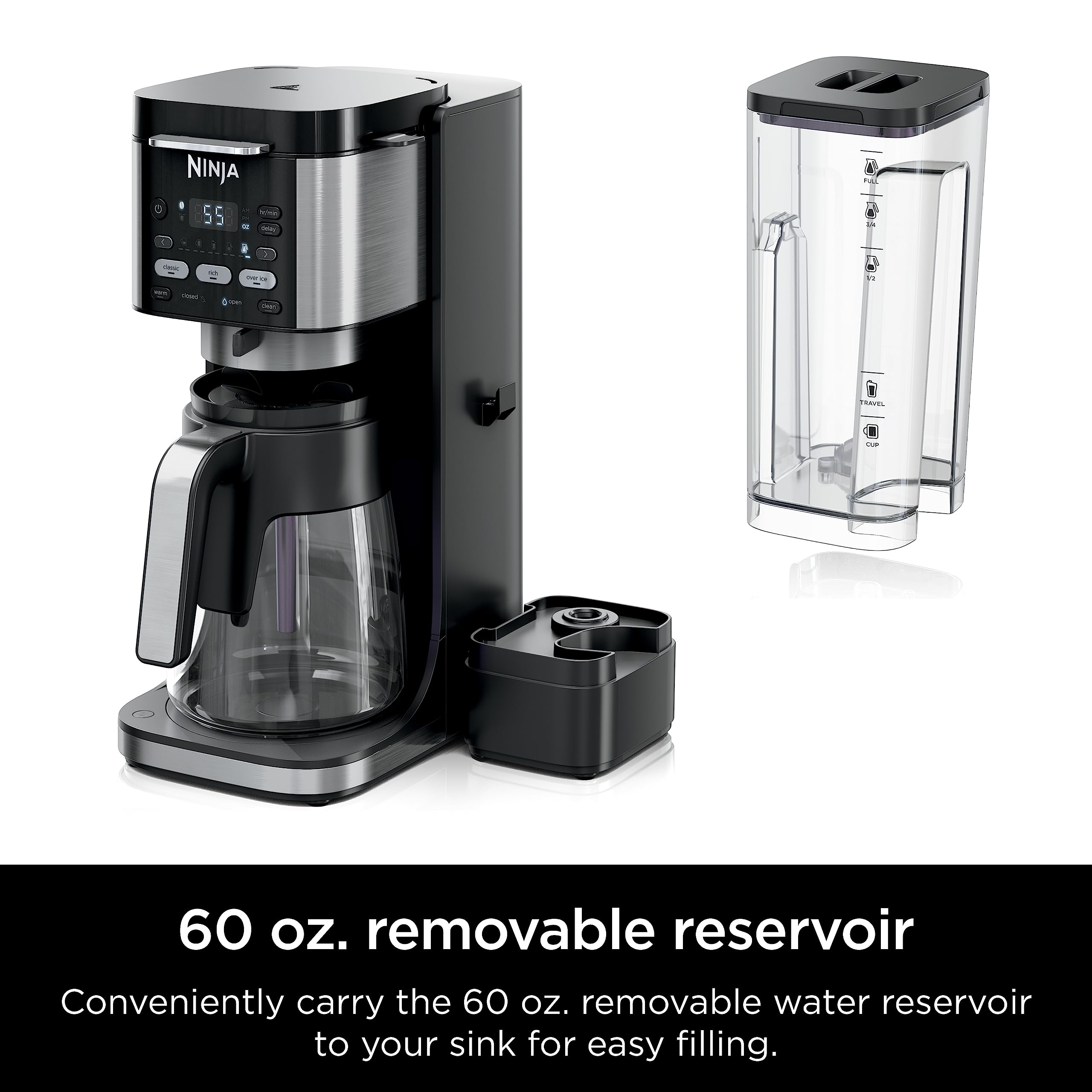 Ninja DualBrew Pro Coffee Maker - K-Cup & Ground Coffee Compatible for Hot/Iced Coffee at Home