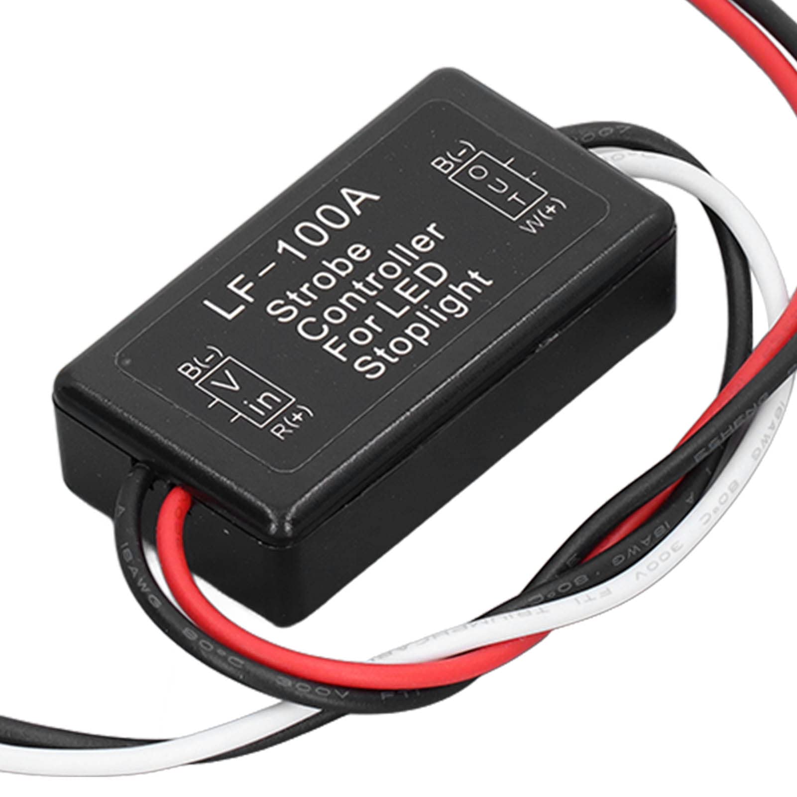 50W ABS Car Light Flash Module - Durable Brake Strobe Controller for Vehicles | High Stability LED Light Control for Trucks, Motorcycles & Emergency Vehicles