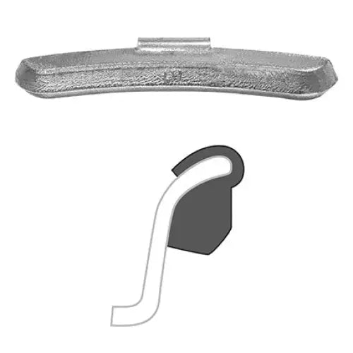 AA LT1 Uncoated Clip-On Lead Wheel Weights (25-Piece Box) - Perfect for Tire Balancing, Auto Repair, and DIY Car Maintenance