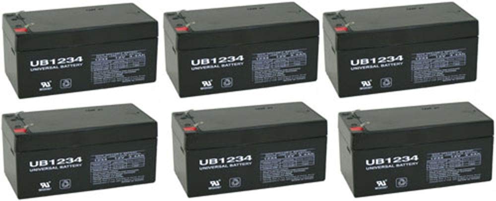 APC BE350C BE350R Replacement Battery Cartridge - Universal Power Group RBC35 6 Pack for Home & Office UPS Backup Power Supply