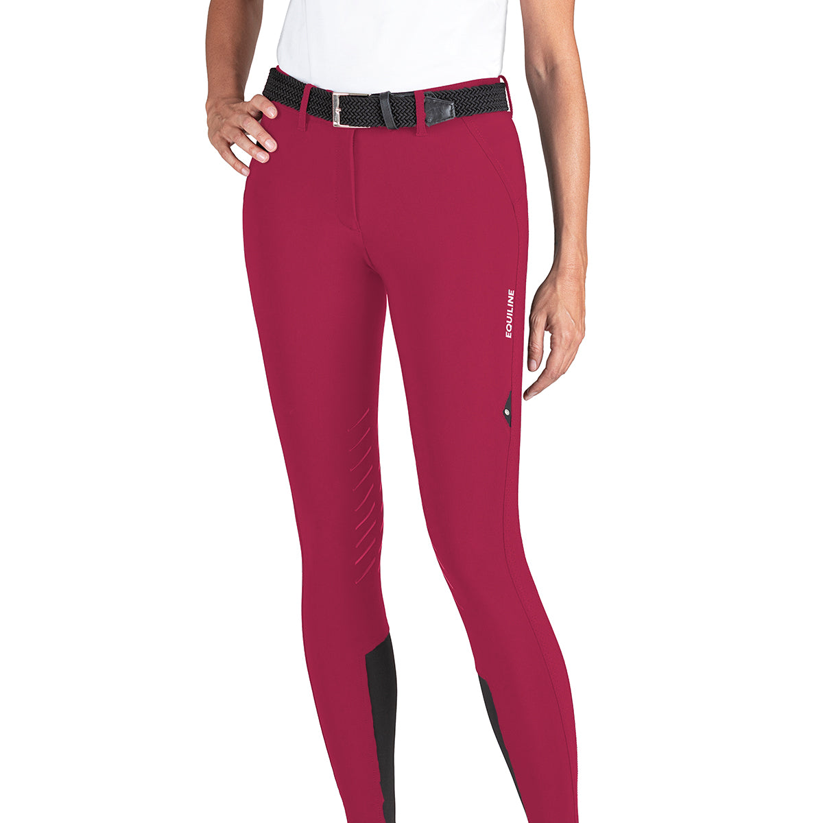 Equiline Women's Ciannek B Move Light Knee Grip Breech - Comfortable Equestrian Riding Pants for Horseback Riding & Training