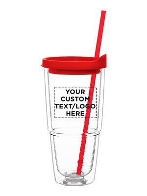 - Custom - Red with Straw
