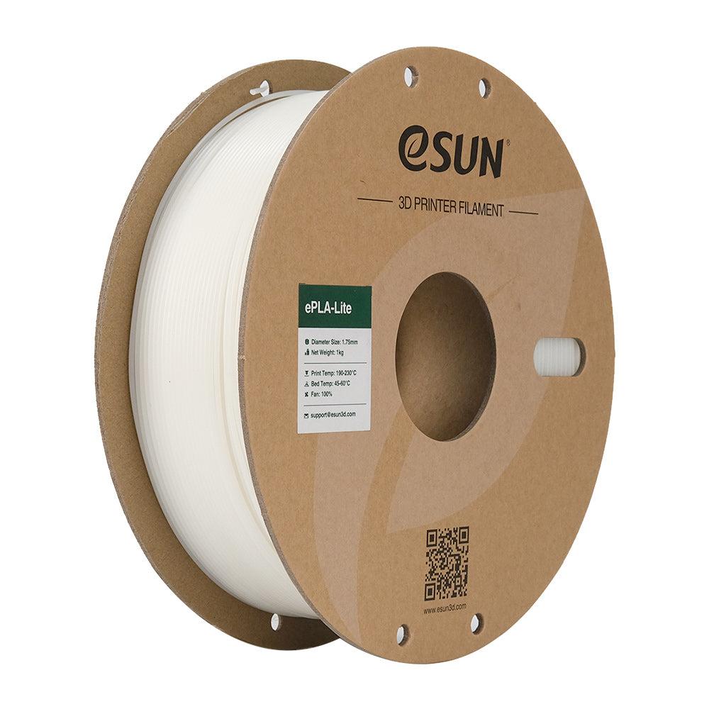 eSun ePLA Lite 3D Printer Filament 1.75mm 1kg Spool - High-Quality PLA Filament for Smooth Printing, Perfect for Beginners & Hobbyists - Ideal for Home, School, and DIY 3D Printing Projects