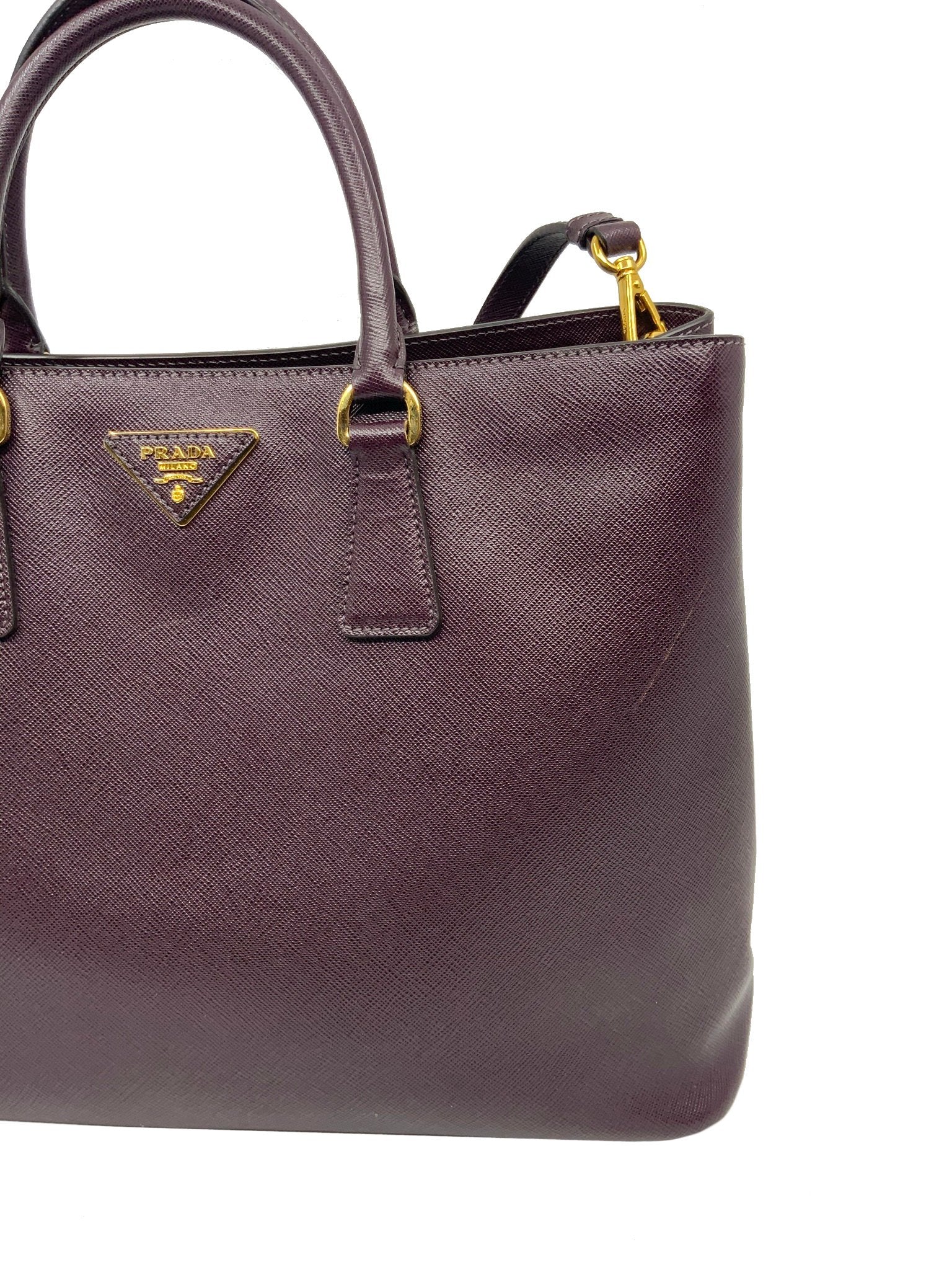 Prada Saffiano Leather Small Tote Bag for Women | Luxurious Designer Handbag for Work, Travel & Everyday Use