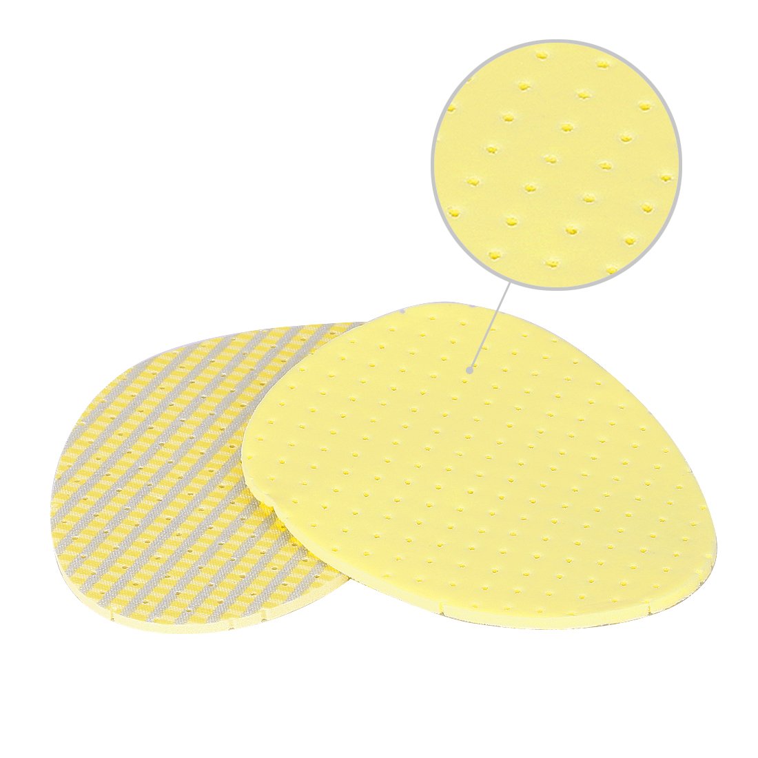 uxcell Women's Forefoot Half Insoles - 3 Pairs Yellow Gel Cushion Pads for High Heels & Dress Shoes | Comfort Support for Ball of Foot Pain Relief