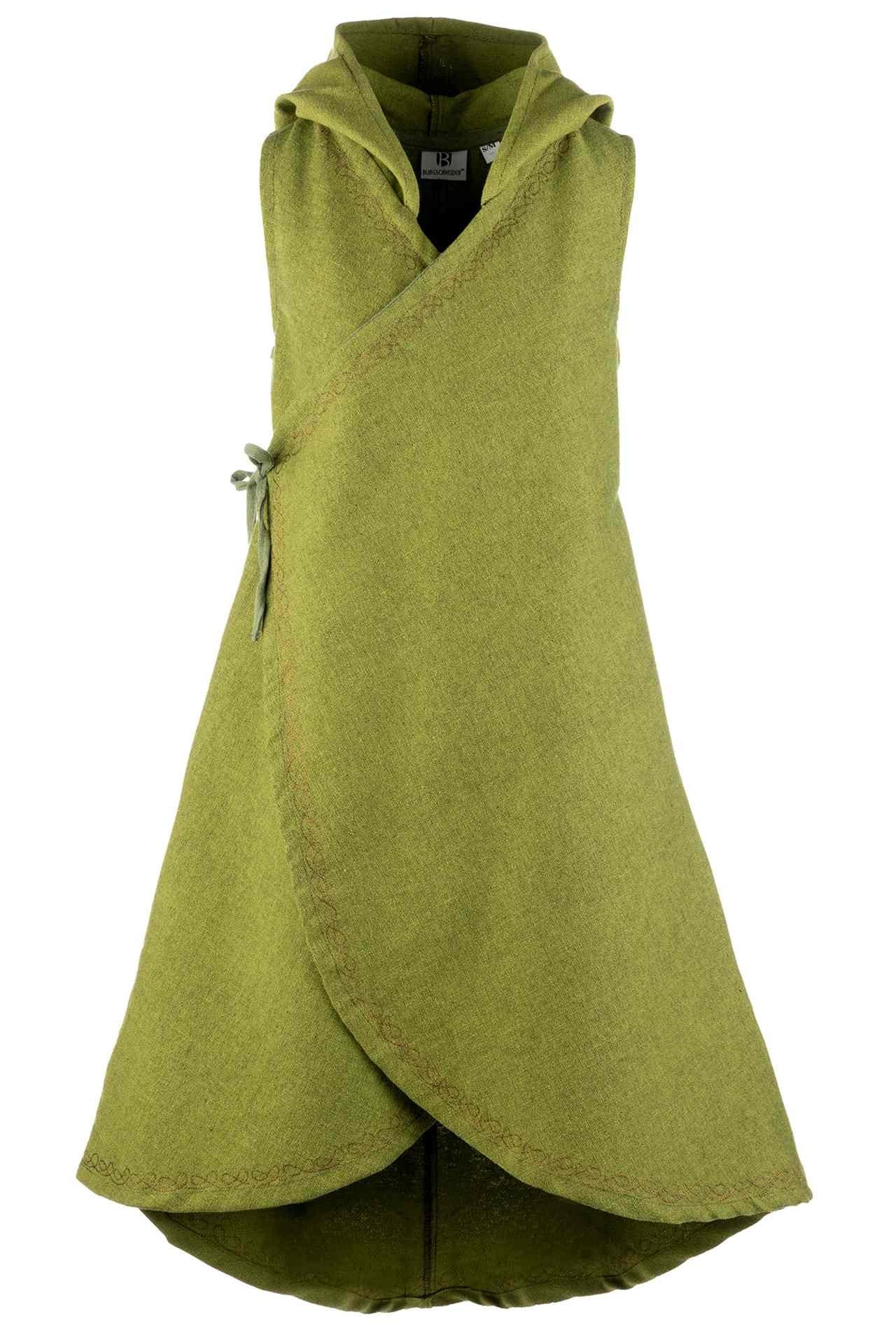 Dala Linden Green Wrap Dress for Women - Flattering & Stylish Summer Dress for Casual, Office & Date Night Outfits