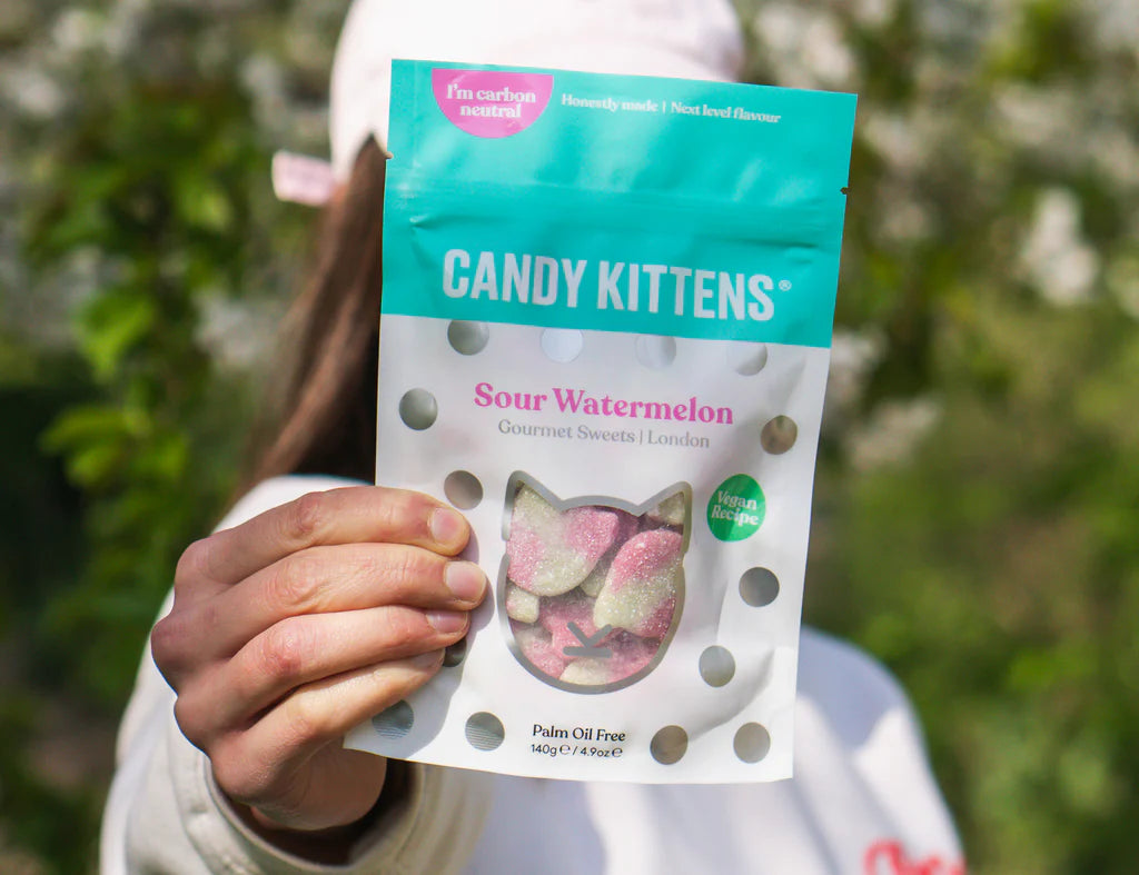Candy Kittens Vegan Gummy Sweets - 10 Pack (140g Each) | Plant-Based, Gluten-Free Candy for Kids & Adults | Perfect for Parties, Gifts & Healthy Snacking
